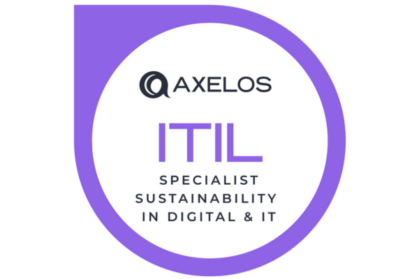 ITIL® 4 Specialist: Sustainability in Digital & IT Course & Examination